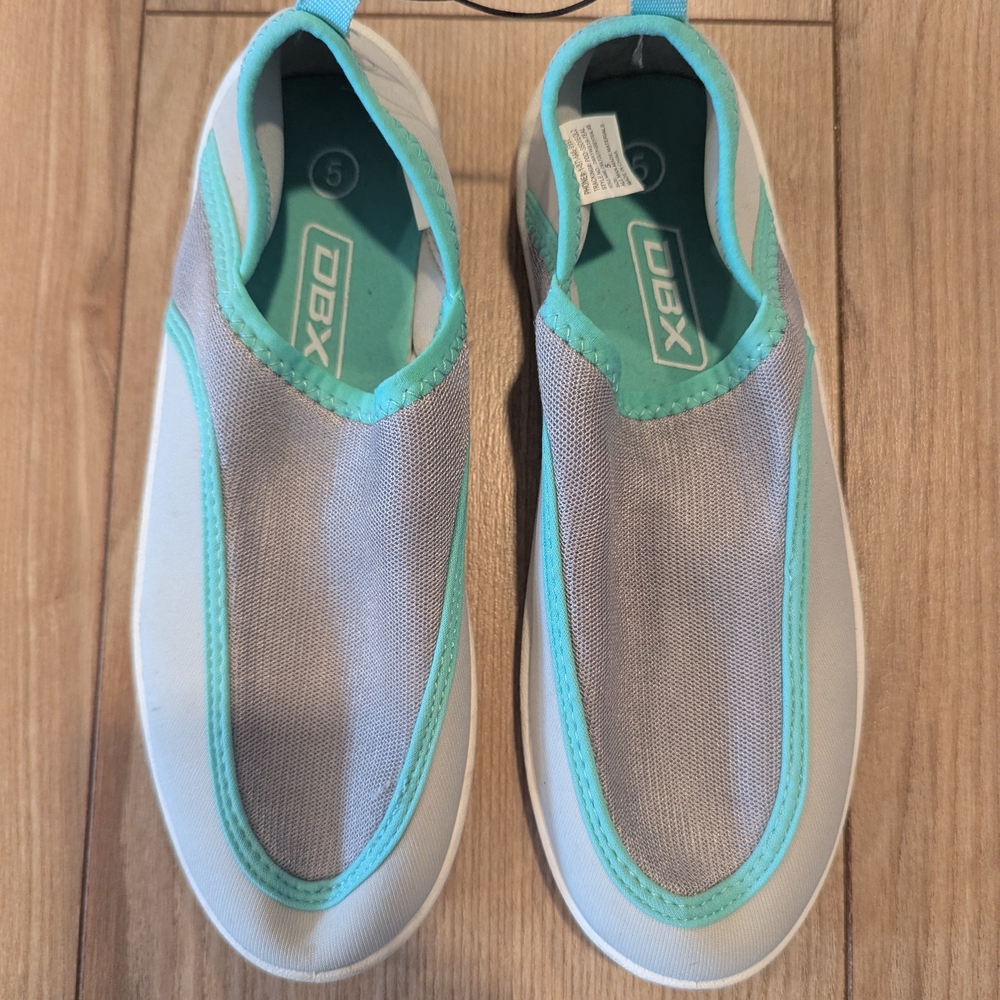DBX Aqua Blue and Gray Water Shoes